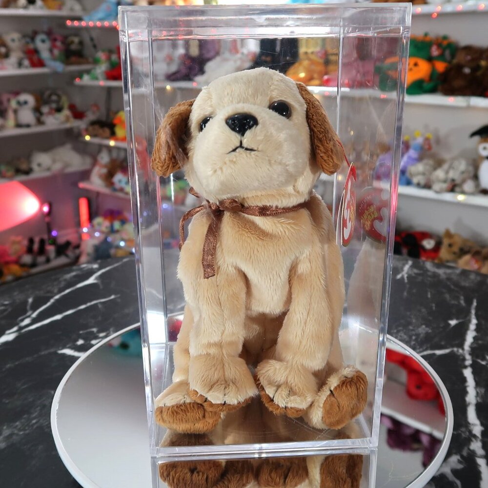 Ty Beanie Baby - Badges the Dog | MWMT New Mint Tags | Retired | Rare | Vintage